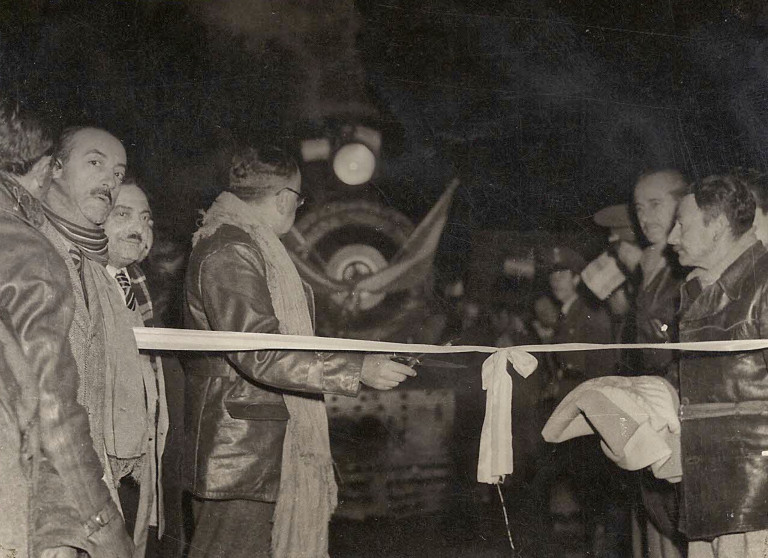 1951 – Inauguración del Ramal Ferroviario Eva Perón